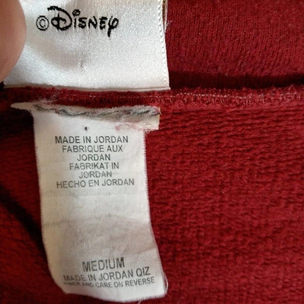 Walt Disney World Winnie The Pooh Fleece Christmas Womens Holiday Top - Picture 5 of 6
